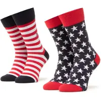 Tommy Hilfiger Sokker - 2-pack - Stjerner And striper - Tommy Or - - 31/34 - Sokker