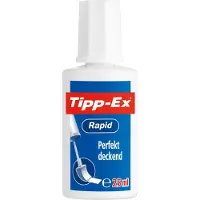 TIPP-EX Rapid, 20 ml, Blå, Hvit