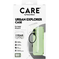 PanzerGlass CARE by Flagship Case Transparent Urban Explorer w. Black MagSafe iPhone 17