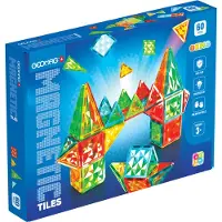 Geomag Magnetic Tiles Gems 60, Byggesett, 3 år, Plast, Flerfarget, 60 stykker