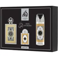 Lattafa Pride King Of Arabia Giftset Eau De Parfum 100ml + 20ml + Deodorant 200ml Men Fragnance