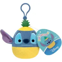 Squishmallows Veskeanheng - 9 cm - Disney Pineapple Stitch - Cl - - OneSize - Kosedyr
