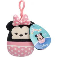 Squishmallows Veskeanheng - 9 cm - Minnie Mouse - Klips på - - OneSize - Kosedyr