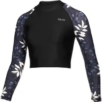 Mystic Jayde Crop Vest Rashguard Med Lange Ermer Til Dame