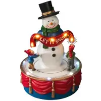 Konstsmide Mekanisk Snømann LED 3xAA
