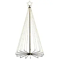 Konstsmide Metalljuletre, 515 amber LED