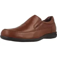 Fluchos for man. 8499_AVE_CAST Leather shoes 8499 Brown bird (39), Flat, Casual