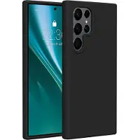 24.Se Etteri silikonveske med mikrofiberfôr for Samsung Galaxy S25 Ultra - Svart