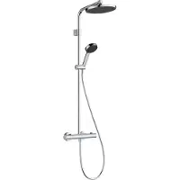 Hansgrohe Activera S Showerpipe 240 1jet EcoSmart med Ecostat Fine Varia, Krom