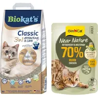 GimCat Near Nature 16 x 85 g - Kylling