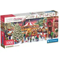 Clementoni puslespill 1000 stk. Panorama HQC Xmas Villa