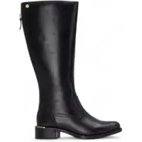 Carmela for woman. 16264202-NEGRO Leather Boots 162642 black (40), 1 to 3 cm, Zip, Casual