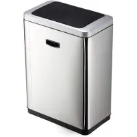 Durable 342423, 40 L, Rektangulær, Rustfritt stål, Sølv, Sensor, ?