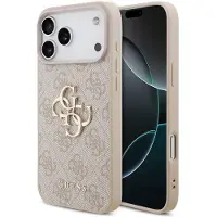 GUESS 4G Big Logo-etui for iPhone 17 Pro - Rosa