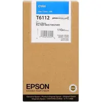 Epson T6112 - 110 ml - cyan - original - blekkpatron - for Stylus Pro 7400, Pro 7450, Pro 9400, Pro 9450