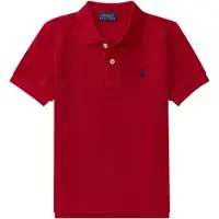 Ralph Lauren for boy. 322603252009 Iconic red pique polo shirt (6años= 124/134cm), Black, Casual, Cotton, Short sleeve, children's fash