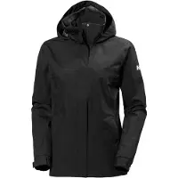 Helly Hansen Aden Regnjakke, Dame, Black