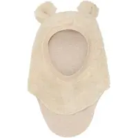 Huttelihut Balaclava Ull Teddy Ører Cement