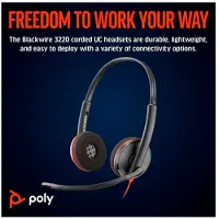 Poly Blackwire 3220 Headset