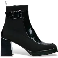 Hispanitas for woman. HI243664 Neo Leather Ankle Boots green (37), 5 to 8 cm, Zip, Casual