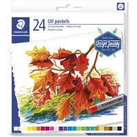 Staedtler Farveblyant Olie pastel ass. farver m/24 stk.