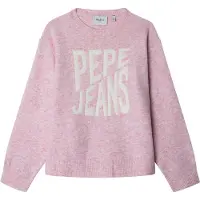 Pepe Jeans for girl. PG7000013 Bekky pink jumper (14 Años), Classic, Polyester, Long sleeve, children's fashion