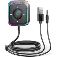 Sign Aux Bluetooth Audio Adapter for Car - Black
