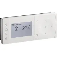 Danfoss TPOne-M - kloktermostat 230V netforsynet hvid