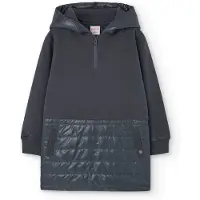Boboli Fleece Combined Kjole Med Lange Ermer
