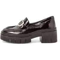 Art for woman. 113721101003_001 Leather mocsaines 1372 black (40), 3 to 5 cm, None, Casual