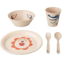 Koziol Barneservisesett HOP ON AT HOME, 4 deler,