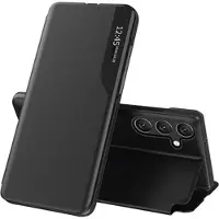 Mtp Products Samsung Galaxy A17 Smart Clear View Flip-deksel - Svart