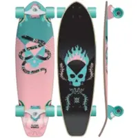 Flying Wheels Snakull 32" Surfskate rosa