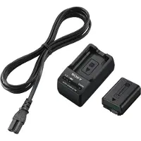 Sony ACC-TRW - Batterilader + AC-strømadapter + batteri - Li-Ion - 1020 mAh - 1 x batterier lader - 400 mA - for 2NP Cyber-shot DSC-RX10 InfoLithium W Series NPFW50 NP-FW50 a5000 a6400 a7R