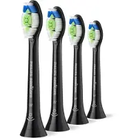 Philips Børstehoder Sonicare Optimal Black - 4 pcs
