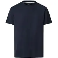 Hackett for man. HM5000071 Navy Pima T-shirt (L), Casual, Cotton, Short sleeve