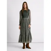Pepe Jeans for woman. PL9537700 Phoebe dress black (XS), Casual, Polyester, Long sleeve