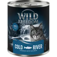 Wild Freedom Adult 6 x 800 g – kornfri oppskrift - Cold River - Laks & Kylling