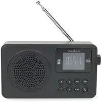 Nedis Rdfm2225bk Bærbar Radio
