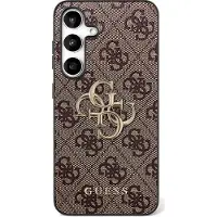GUESS Samsung Galaxy S25 FE 4G Big Metal Logo Hybrid-deksel - Brun