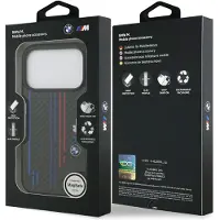 BMW M Aramidic Lining Lines &amp; Logo Magsafe Iphone 17 Pro Telefondeksel