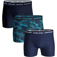 Björn Borg Boxerkalsong 3-pack, Marin/Blå/Print L