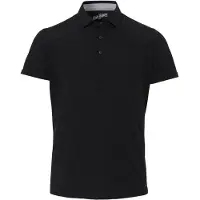 Pure funksjonell poloskjorte i svart Svart Størrelse