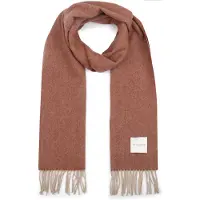 Profuomo Skjerf Lammeull Mahogni Brun Oransje