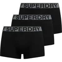 Superdry for man. M3110450B Pack of 3 Boxers Marca black (XXL), Homewear, Cotton