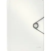 Leitz Solid - 3-fliksmappe - for A4 - kapasitet: 150 ark - hvit