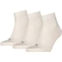 Puma Quarter Socks Unisex (3-Pack), Clothing, Oatmeal, 35-38