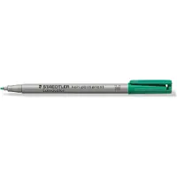 Staedtler Lumocolor 315 - Fibertuppenn - ikke-permanent - grønn - 1 mm - medium (en pakke 10)
