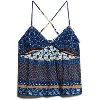 Superdry Printed Woven Ermeløs T-skjorte