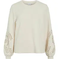 Vila Visandy Rund Hals Langermet Sweatshirt